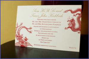 Bilingual Wedding Invitation Templates