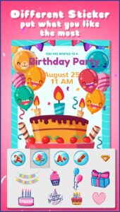 Birthday Invitation Card App Download