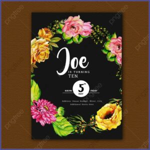 Birthday Invitation Card Download Images