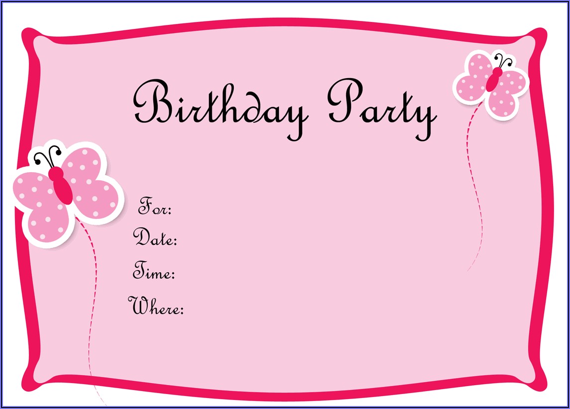 Birthday Invitation Card Pic Download