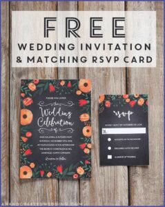 Blank Chalkboard Invitation Template