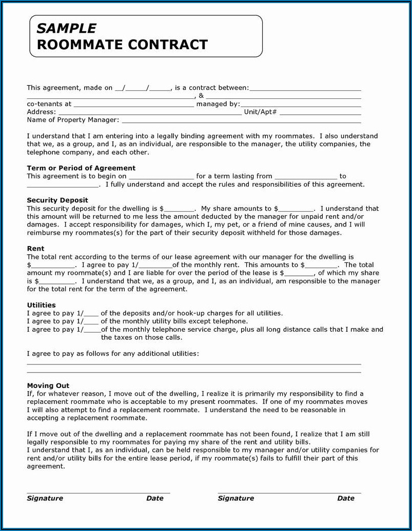 California Lease Agreement Form