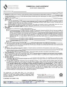 California Lease Agreement Template Word