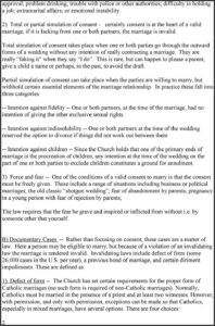Catholic Church Marriage Annulment Forms