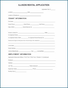 Chicago Apartment Lease Form 2020