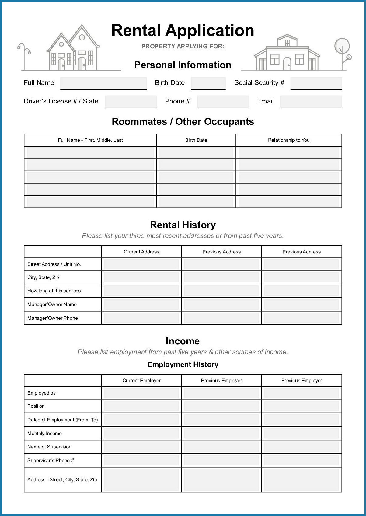 Chicago Residential Lease Form 2021