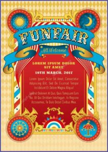 Circus Tent Invite Template