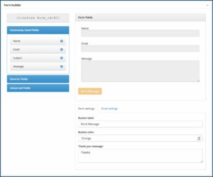 Contact Form Builder Wordpress