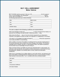 Contract For Deed Texas Form