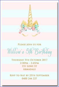 Create Birthday Invitations Free Printable