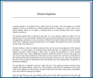 Dental Consent Forms In Spanish