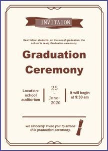 Doctoral Graduation Invitation Wording