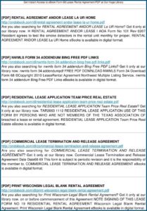 Form 68 Leaserental Agreement