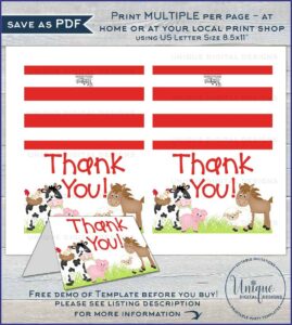 Free Farm Party Invitation Templates