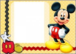 Free Mickey Invitation Template
