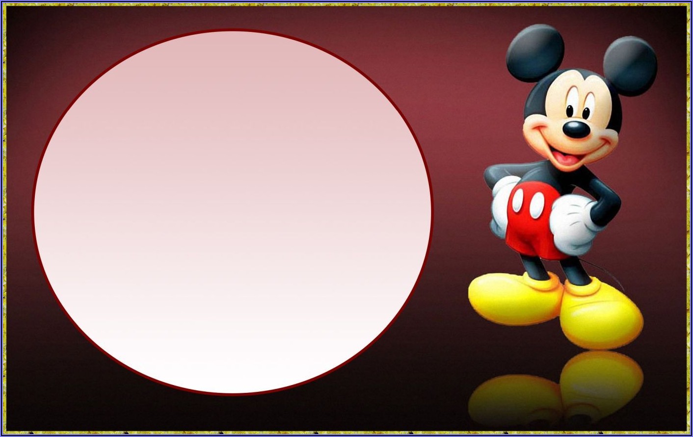 Free Online Invitation Templates Mickey Mouse