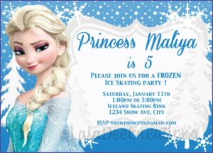 Frozen Birthday Invitation Video Template