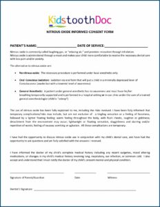 General Dental Consent Form In Spanish