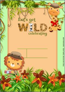 Girl Farm Invitation Template Free