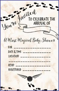 Harry Potter Online Invitations