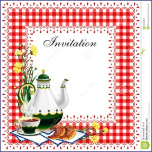 High Tea Invitation Template Free Download