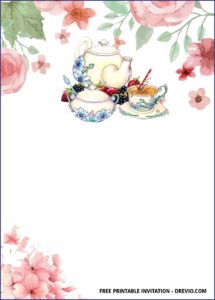 High Tea Invitation Template (free Download Word)