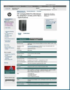 Hp Compaq 6000 Pro Small Form Factor Pc Manual