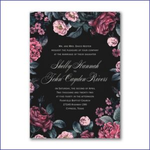 Inexpensive Winter Wedding Invitations