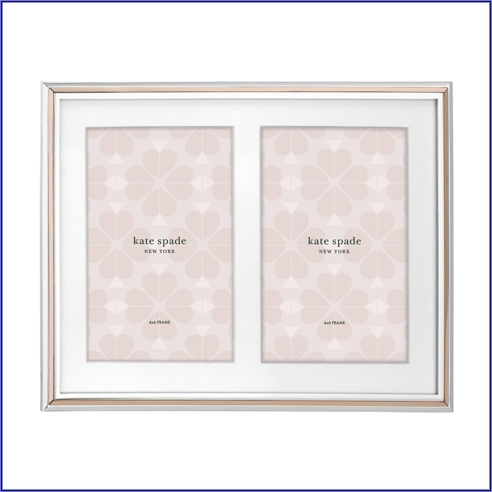 Kate Spade Rosy Glow Double Invitation Frame