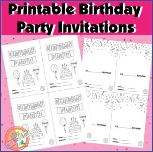 Make My Own Birthday Invitations Free