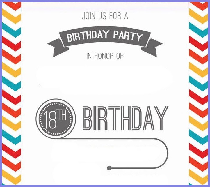 Make Your Own Birthday Invitations Free Printable