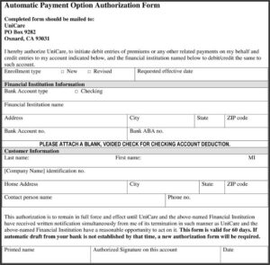 Medicare Enrollment Form Pdf