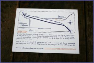 Navy Blue And Copper Wedding Invitations