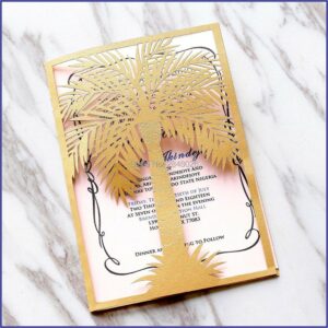 Palm Tree Invitation Templates