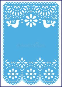 Papel Picado Wedding Invitation Template