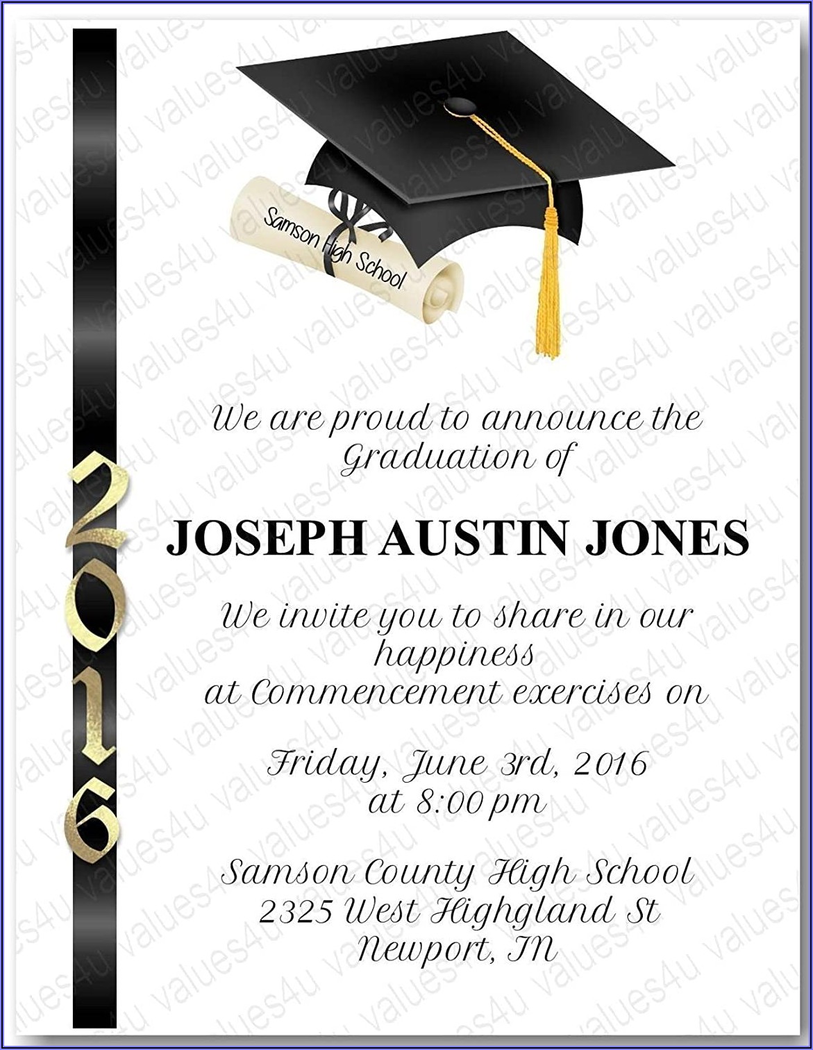 Print Graduation Announcements At Walmart