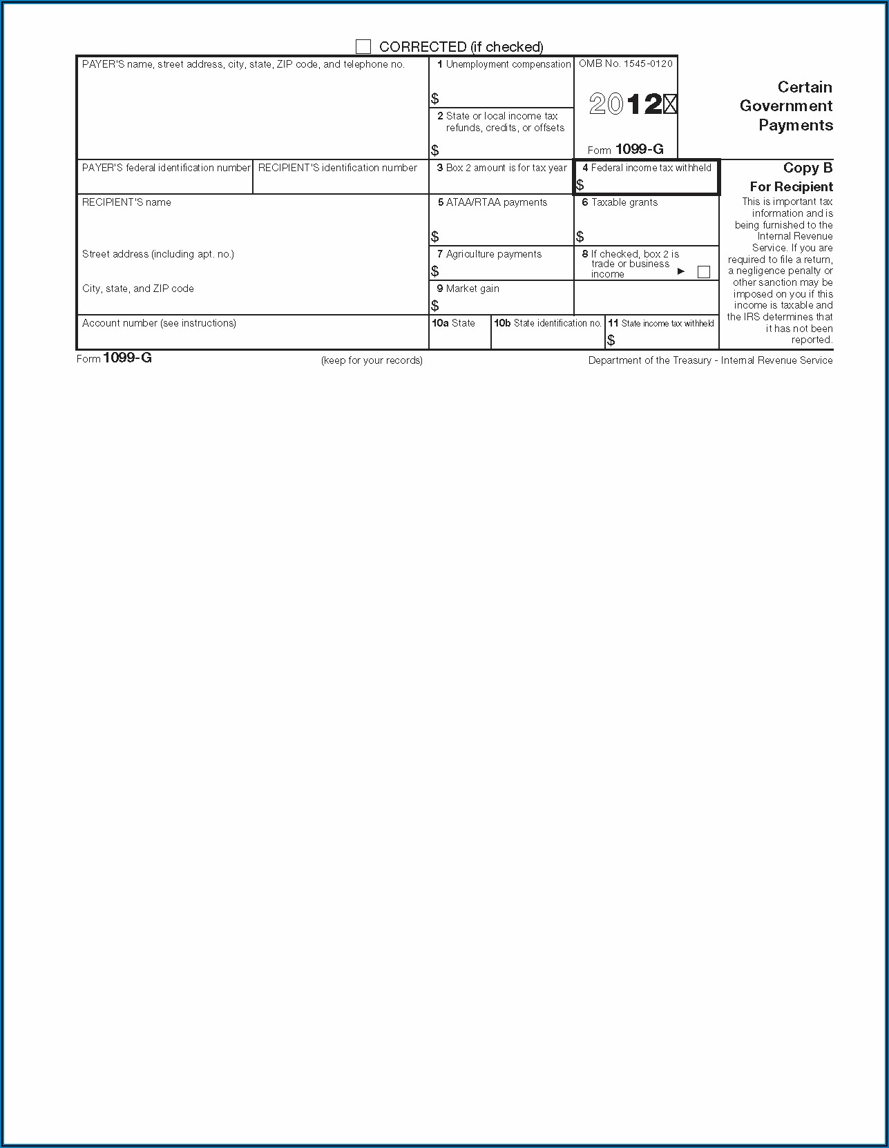 Print Unemployment 1099 Tax Form