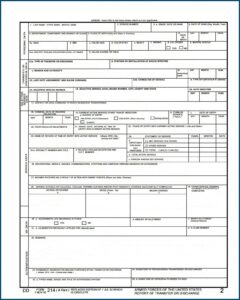 Printable Dd 214 Form Pdf