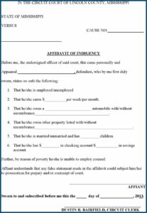 Printable Free Affidavit Of Non Prosecution Form Texas