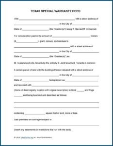 Quit Claim Deed Form Nevada