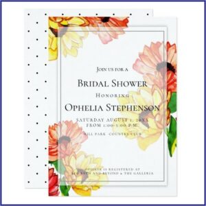 Red And Yellow Wedding Invitations