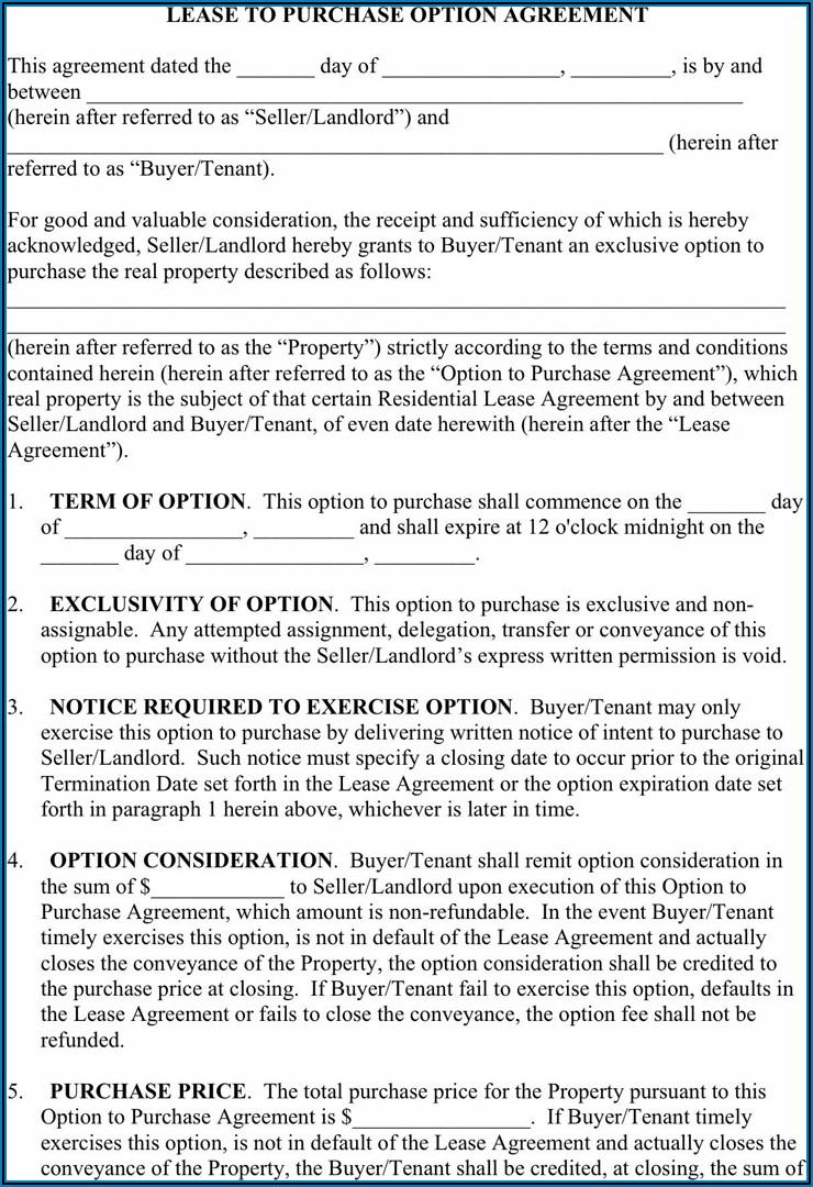 Rental Lease Agreement Form Free Download
