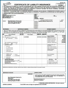 Renters Insurance Acord Form