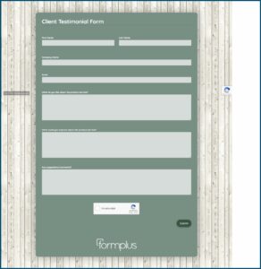 Repair Form Template Free