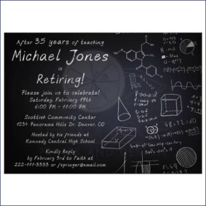 Retirement Party Invitation Message