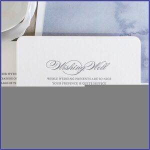 Sample Wedding Invitation Asking Money Gift