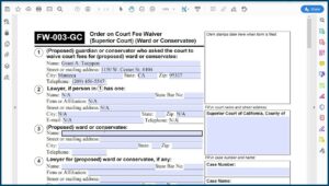 San Joaquin County Court Forms