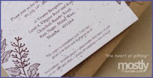 Seed Paper Wedding Cards Mumbai