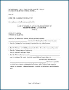 Seminole County Court Forms