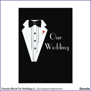 Tuxedo Invitation Card Template